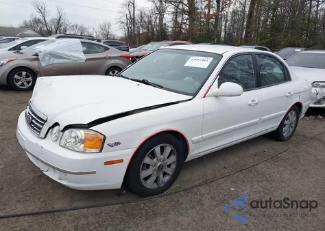 2004 Kia Optima Ex V6/Lx V6 из США, поврежденный, VIN KNAGD128045301353